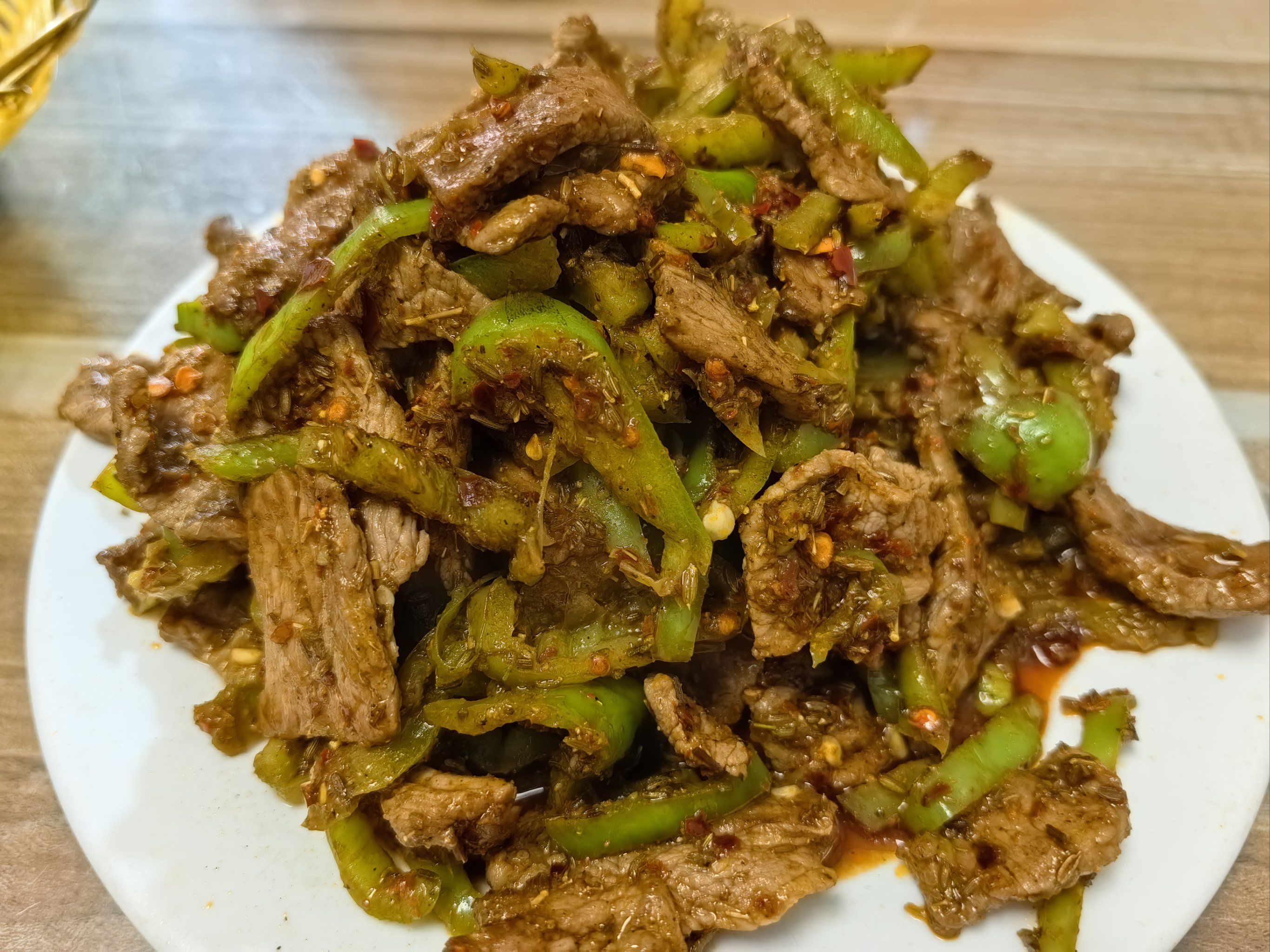 孜然肉片最简单的做法